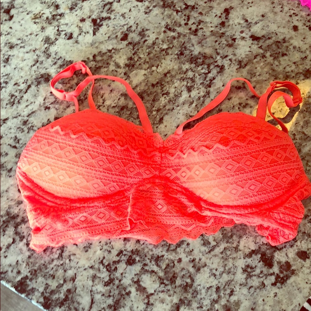 Vs pink orange bra
